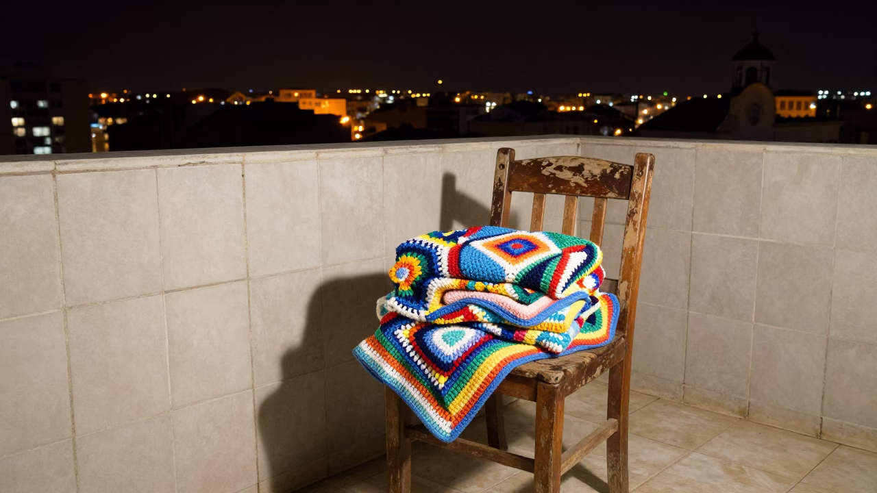 Folded Blanket in Salvador in in Salvador, Brazil