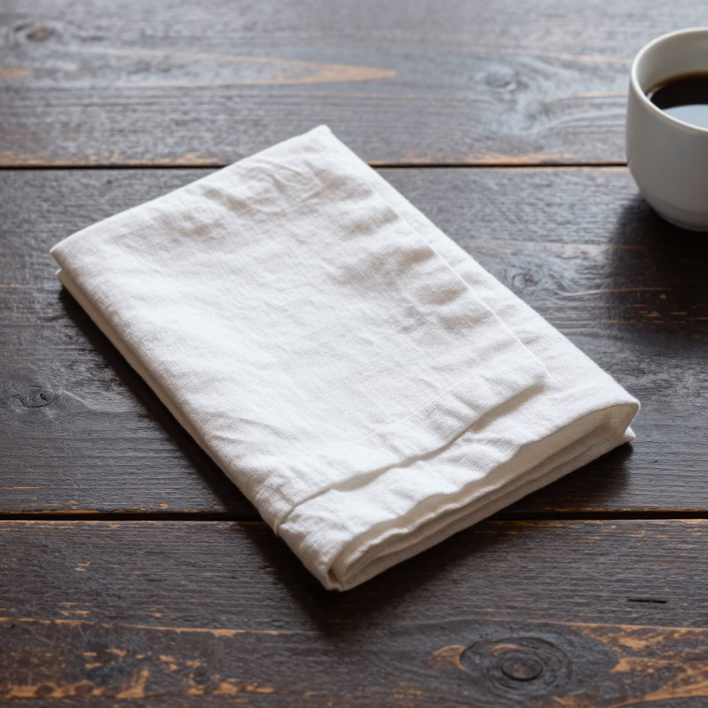 Folded Linen Creases in Brussels in in Brussels, Belgium