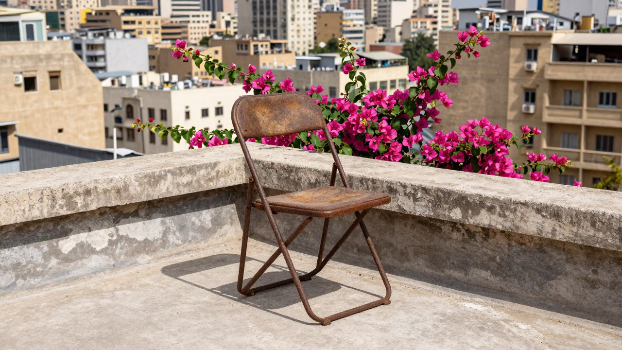 Folding Chair in Beirut in in Beirut, Lebanon