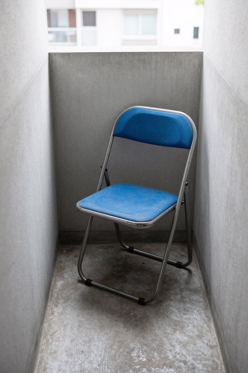 Folding Chair in Tokyo in in Tokyo, Japan