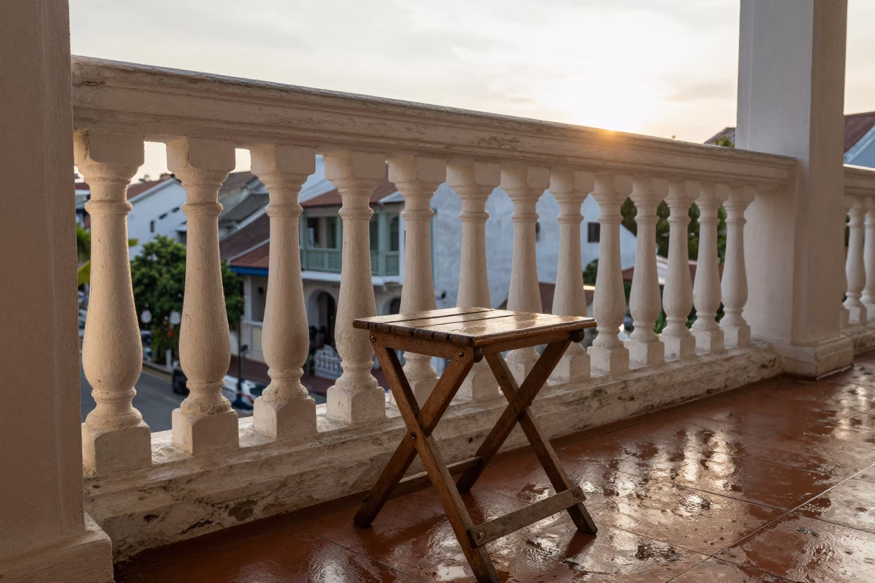 Folding Stool in George Town in in George Town, Malaysia