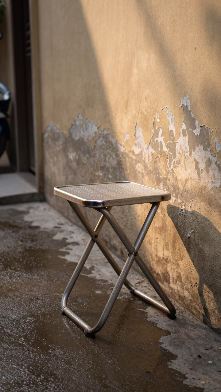 Folding Stool in Hanoi in in Hanoi, Vietnam