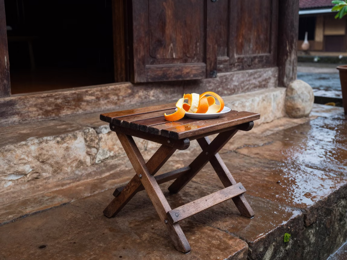 Folding Stool in Luang Prabang in in Luang Prabang, Laos