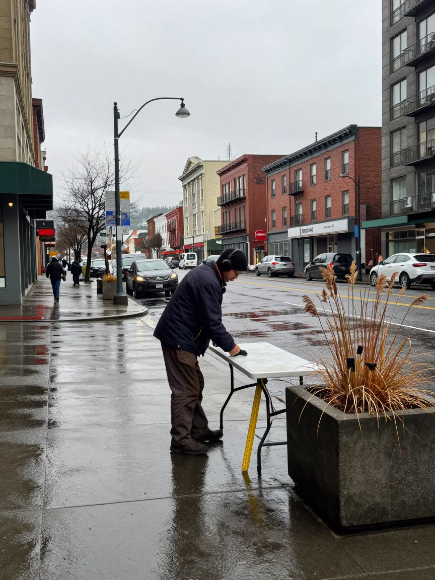 Folding Table in Portland in in Portland, Oregon, United States
