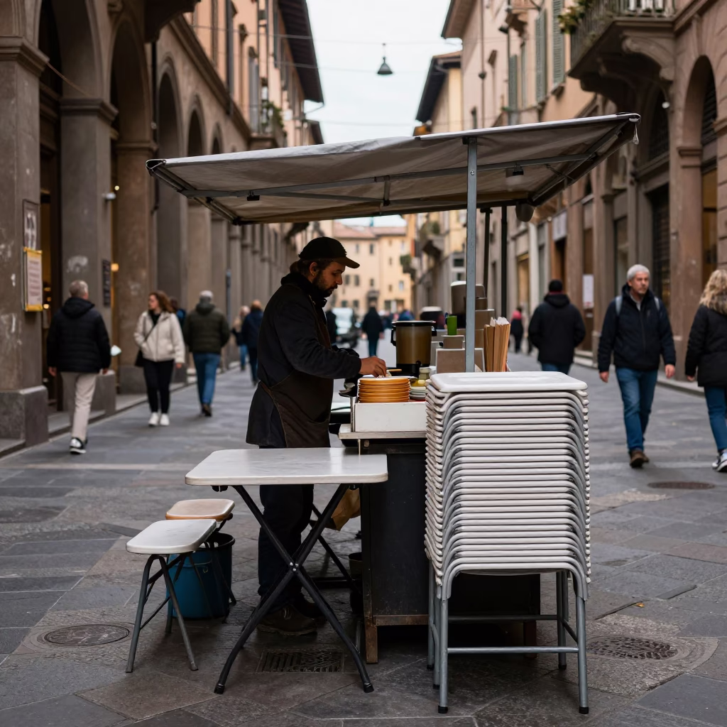 Folding Tables in Bologna in in Bologna, Italy
