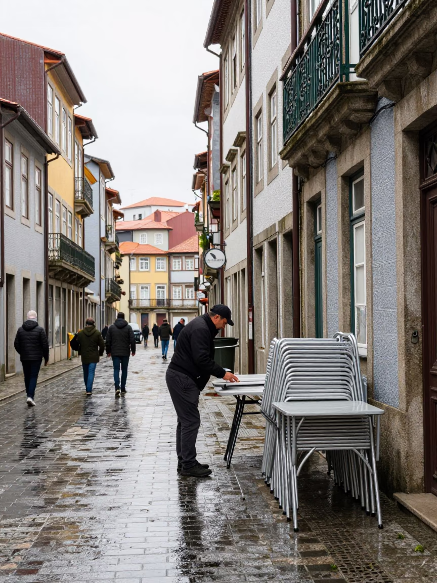 Folding Tables in Porto in in Porto, Portugal