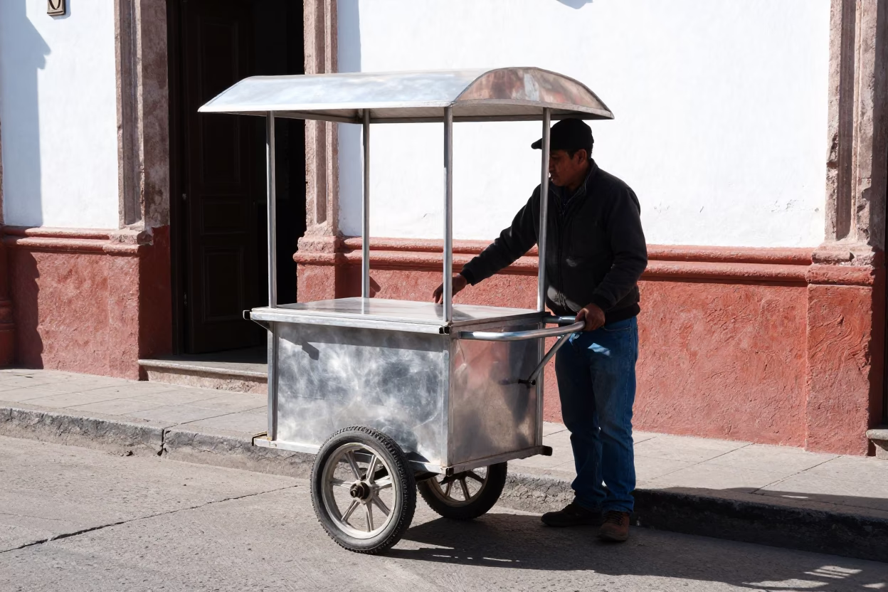 Food Cart in Merida in in Merida, Mexico