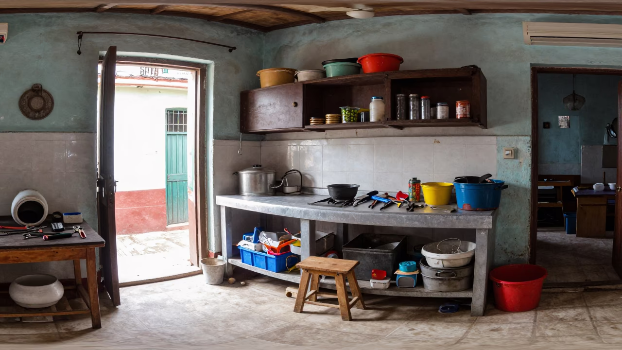 Food Prep in Havana in in Havana, Cuba