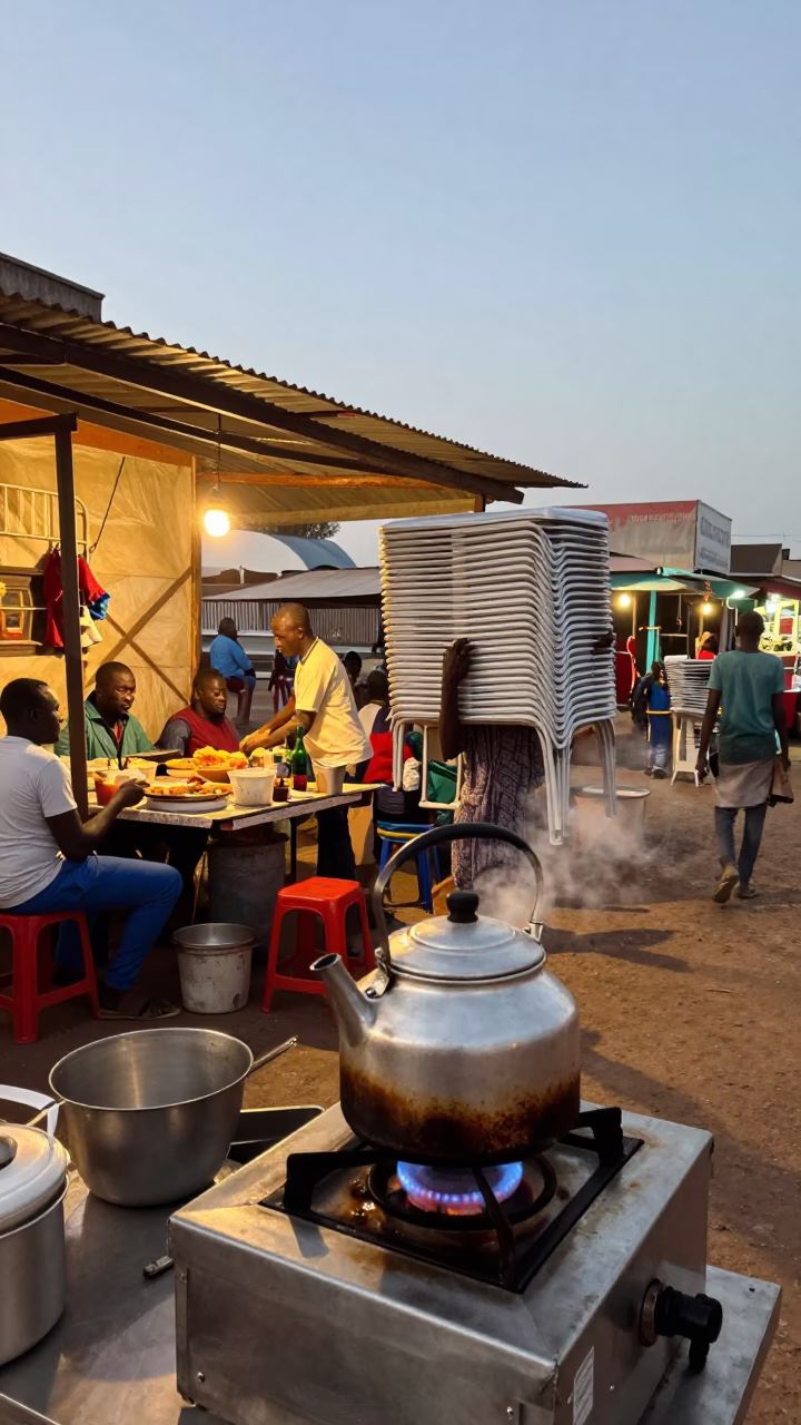 Food Preparation in Dakar in in Dakar, Senegal