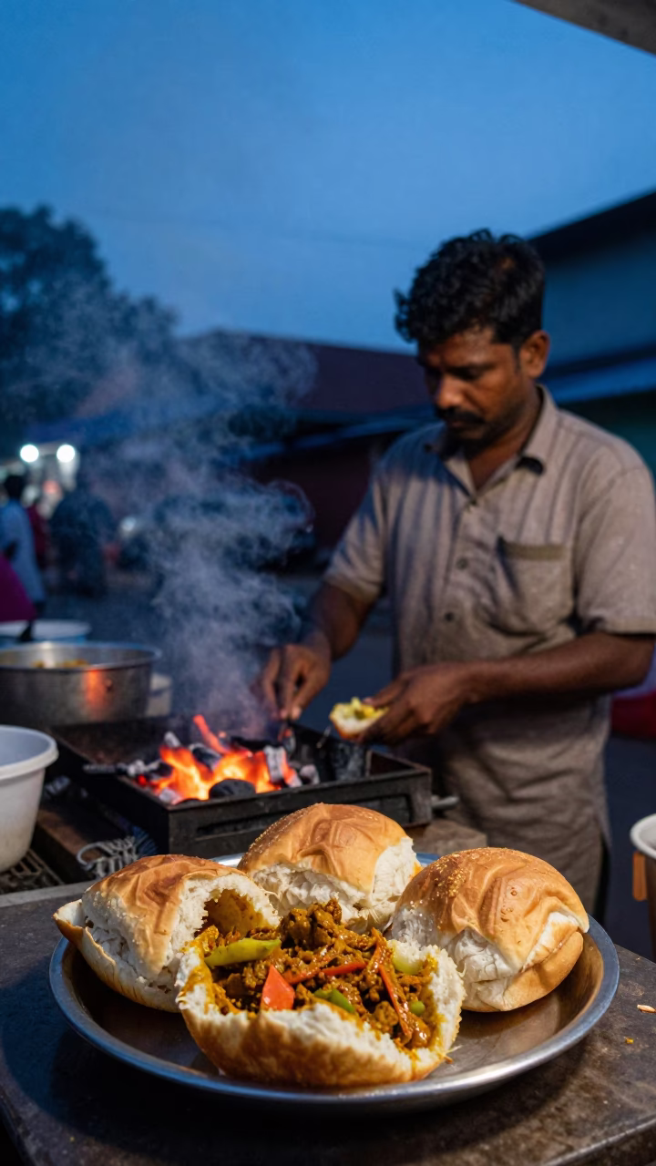 Food Scene at Blue Hour in Kochi in in Kochi, India