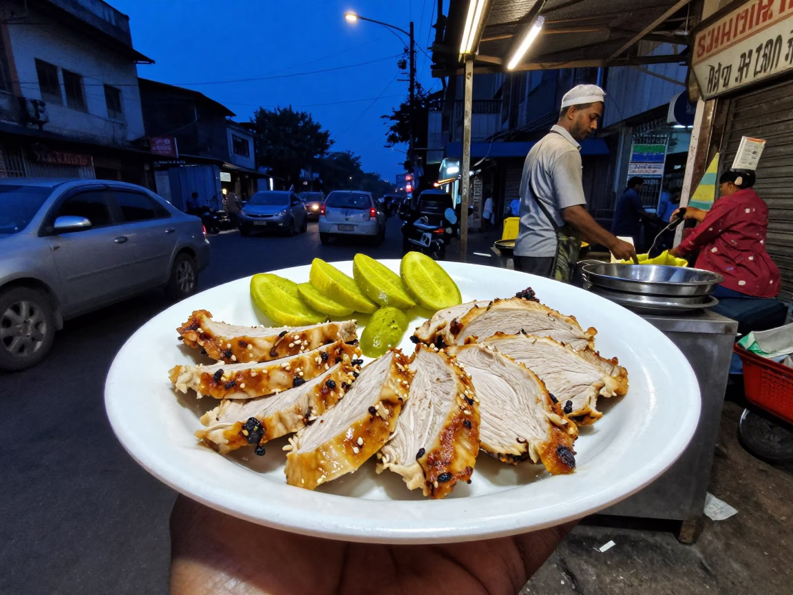 Food Scene in Mumbai at The Last Blue Light Of Evening in in Mumbai, India