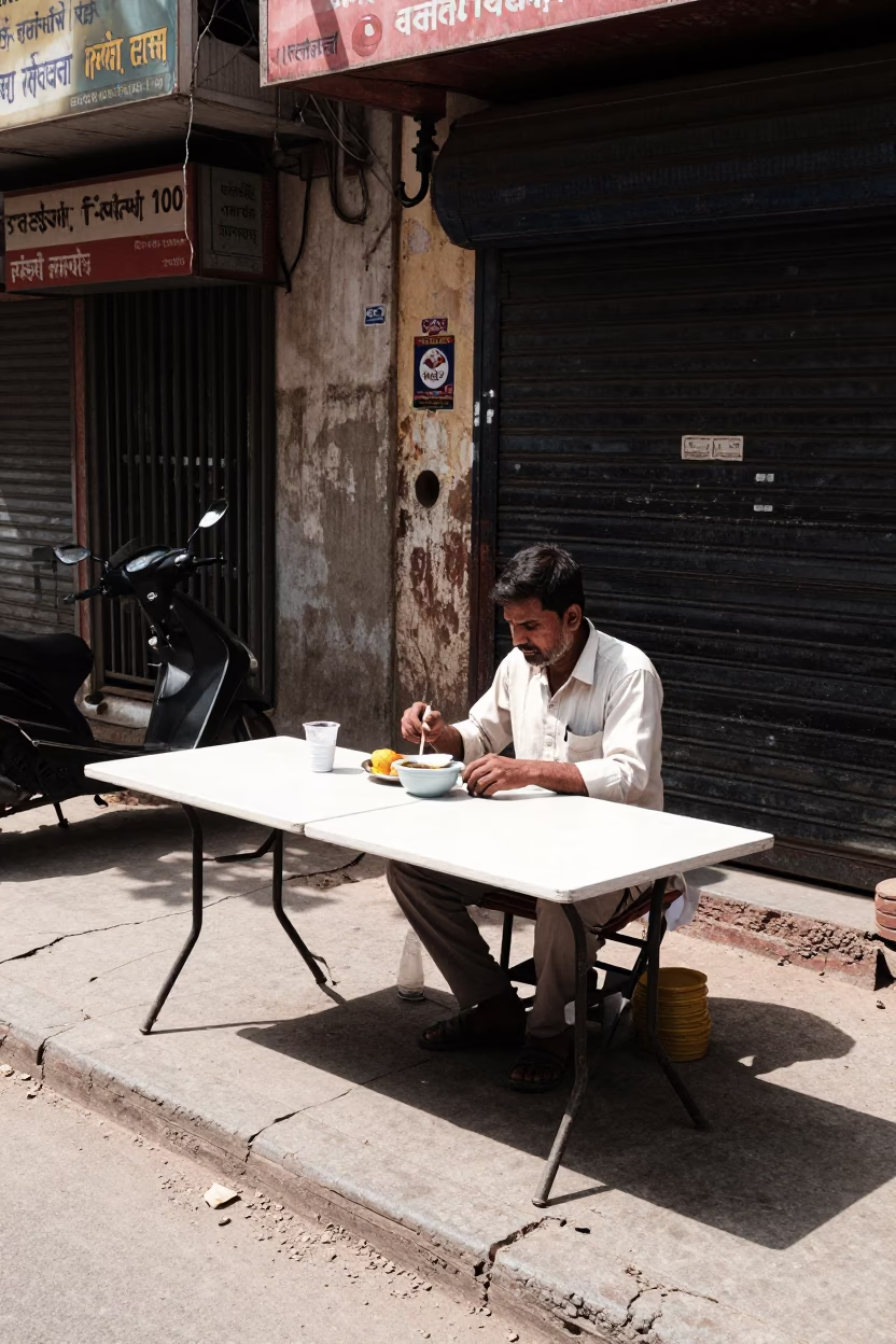 Food Stall in Delhi in in Delhi, India