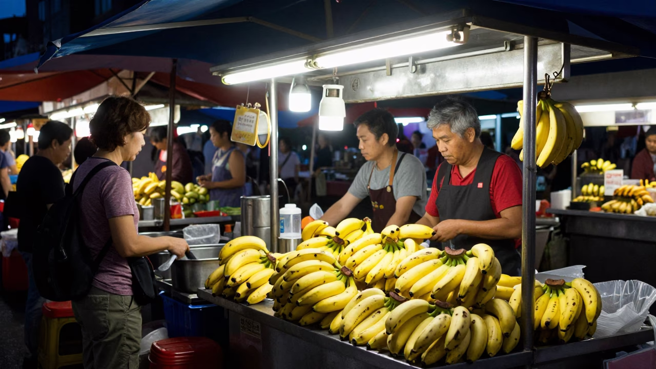 Food Stall in Kaohsiung in in Kaohsiung, Taiwan
