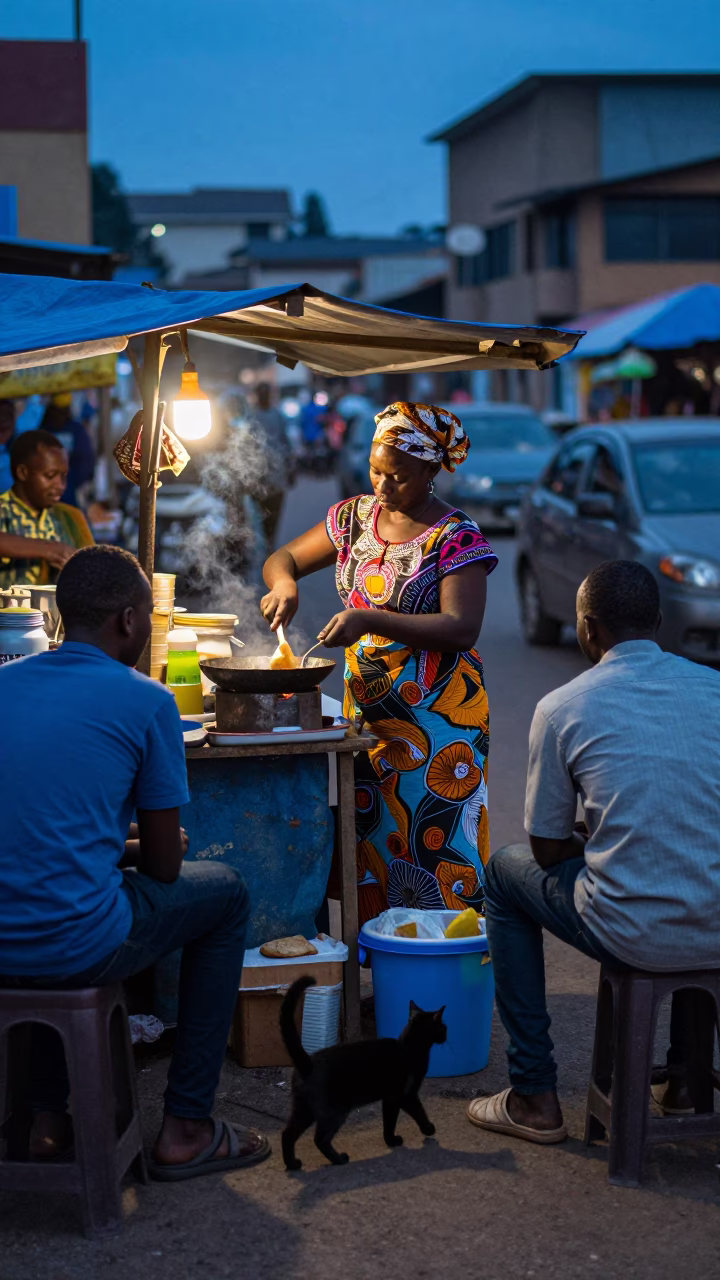 Food Vendor in Nairobi in in Nairobi, Kenya
