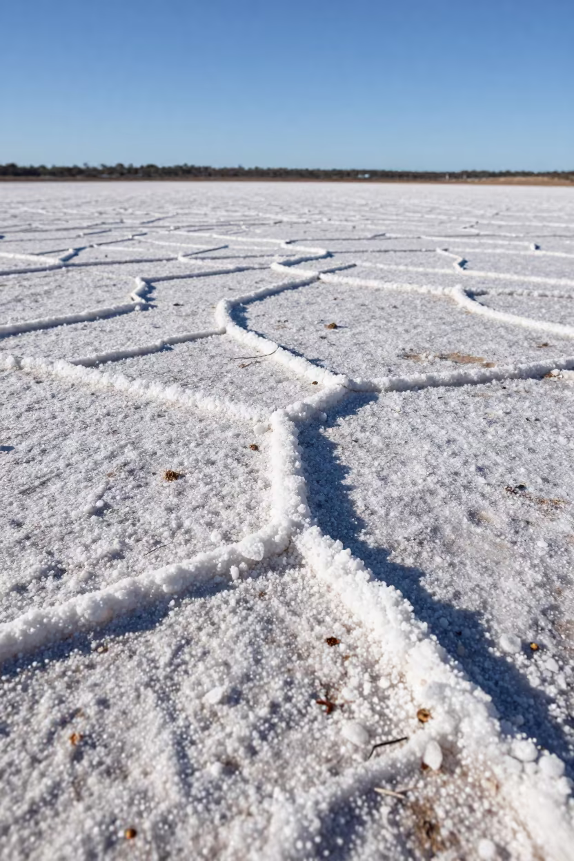Fractal Salt Crystals Queensland Shore in in Queensland
