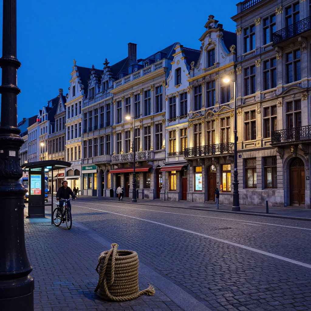 Frayed Rope in Brussels at The Last Blue Light Of Evening in in Brussels, Belgium