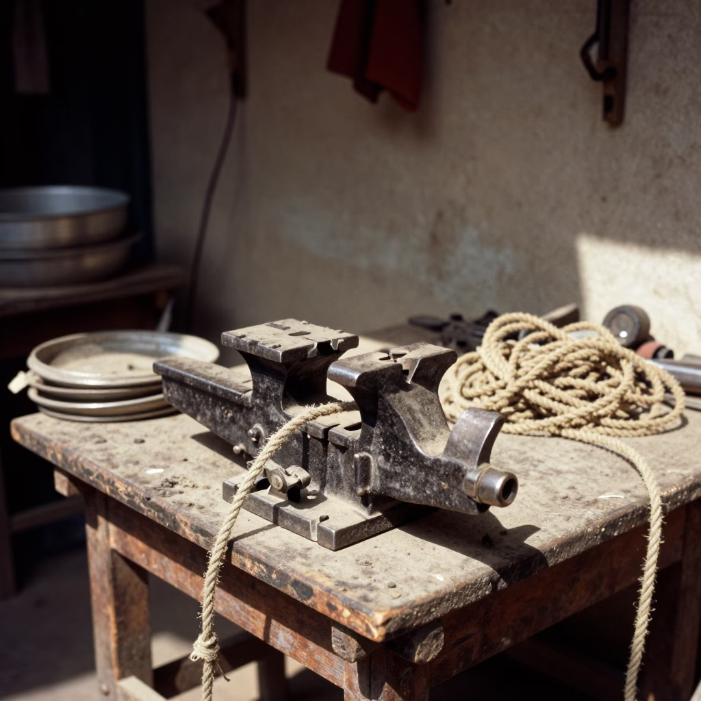 Frayed Rope in Jaipur in in Jaipur, India