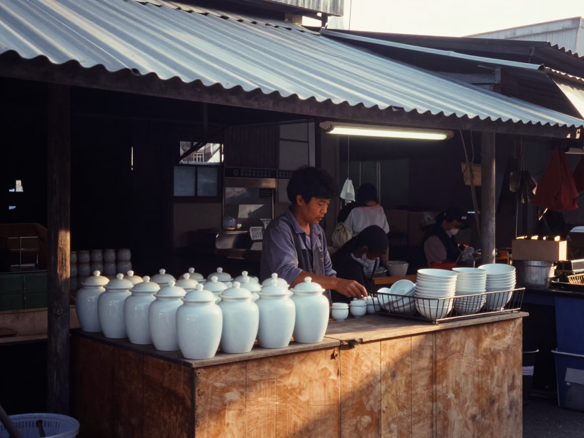 Fresh Fruit just after sunrise in Kaohsiung in in Kaohsiung, Taiwan