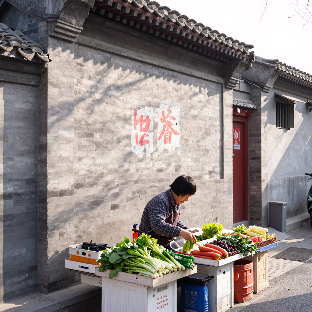 Fresh Produce in Beijing in in Beijing, China