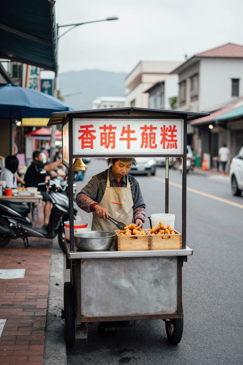 Fried Snacks in Kaohsiung in in Kaohsiung, Taiwan