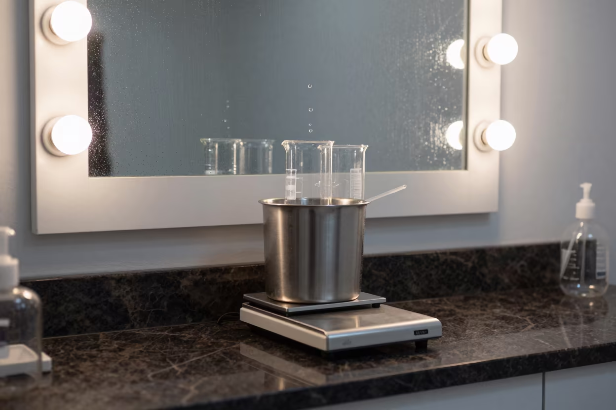 Frozen Mixing Scale in Guatire Salon in inside a skincare treatment room near Guatire