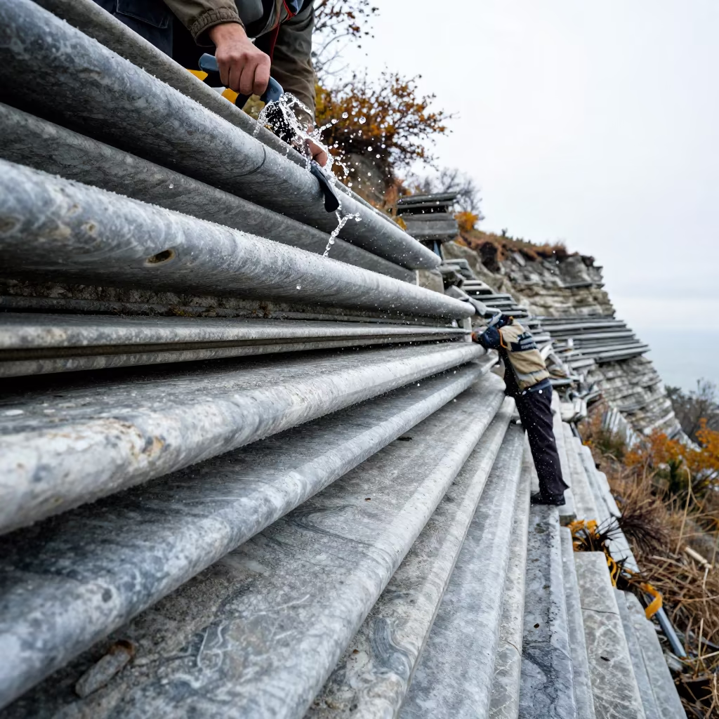 Frozen Water Drop and Marble Bands in in Bishkek