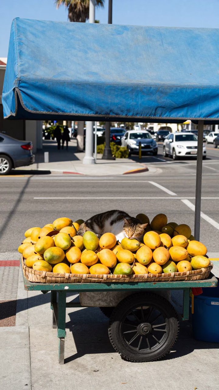 Fruit Cart in San Diego in in San Diego, California, United States