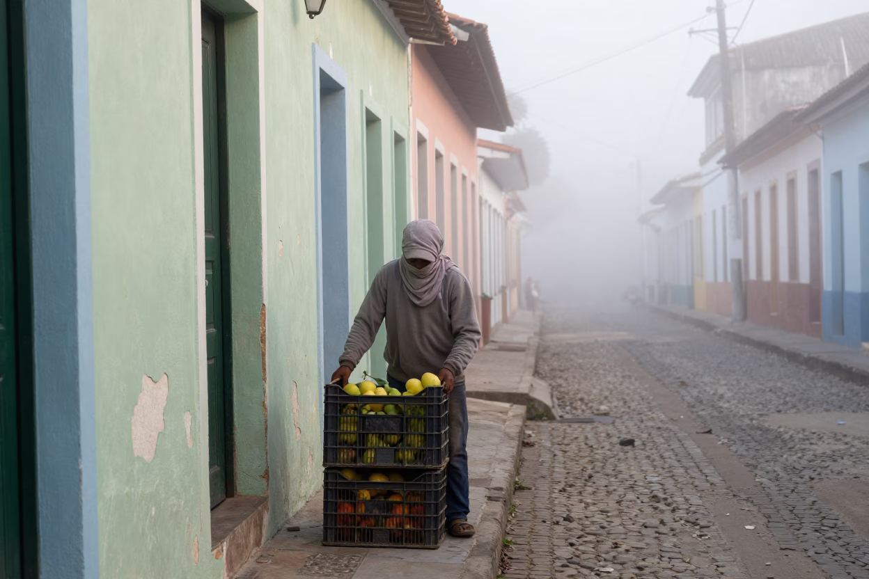 Fruit Crate in Salvador in in Salvador, Brazil
