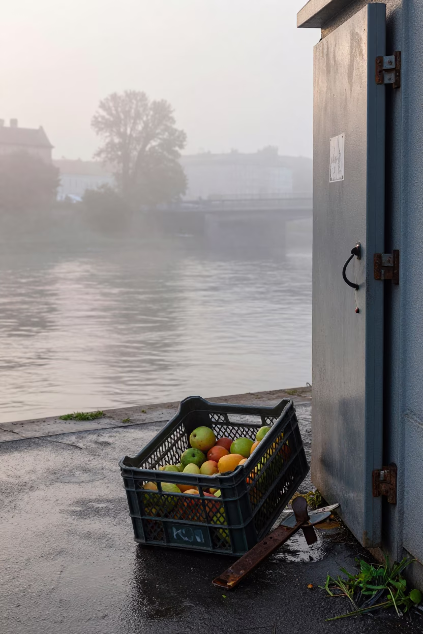 Fruit Crate in Vienna in in Vienna, Austria