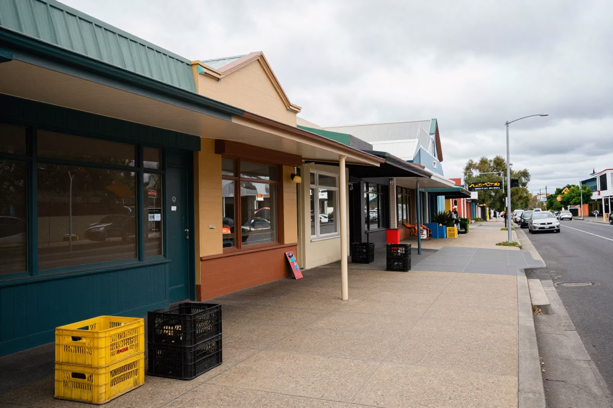Fruit Crates in Perth in in Perth, Western Australia, Australia