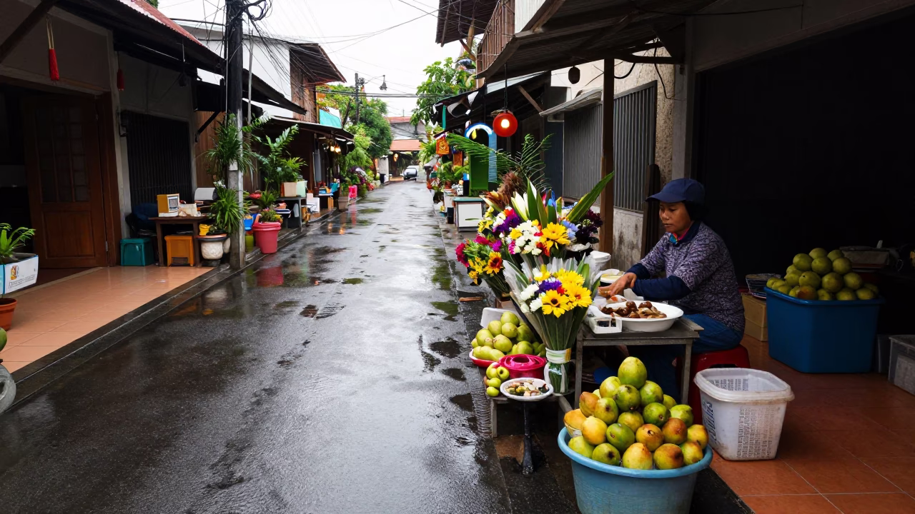 Fruit in Chiang Mai in in Chiang Mai, Thailand