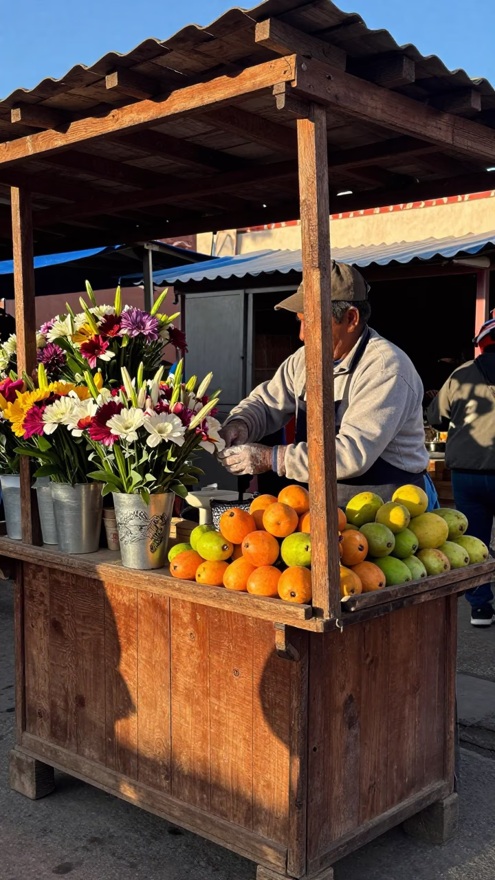 Fruit in La Paz in in La Paz, Bolivia