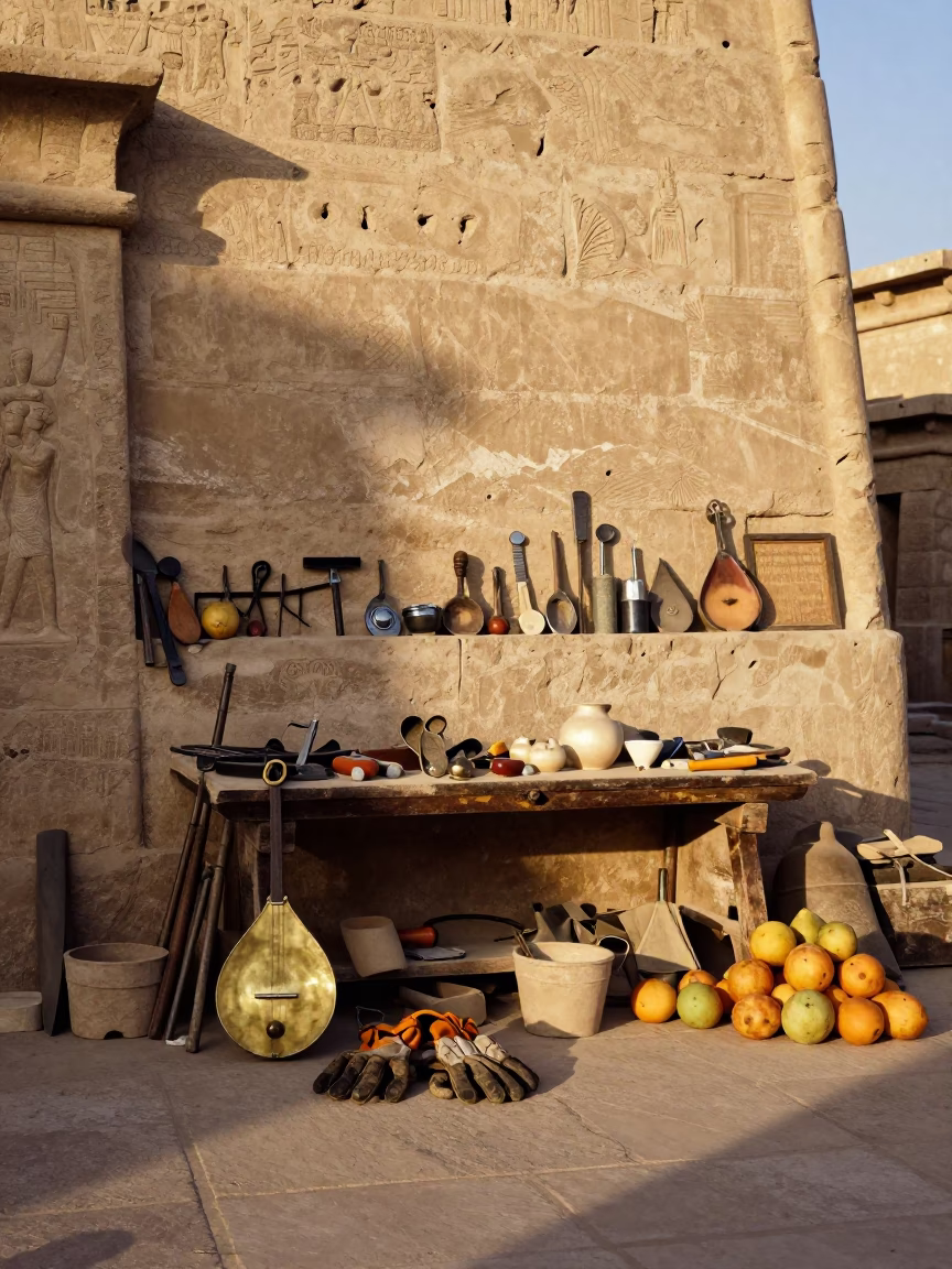 Fruit in Luxor at Late Afternoon Light in in Luxor, Egypt