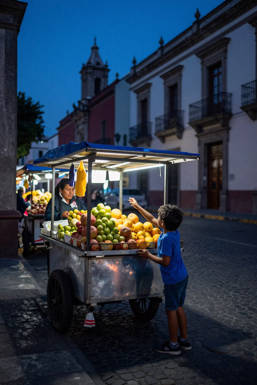 Fruit in Mexico City in in Mexico City, Mexico