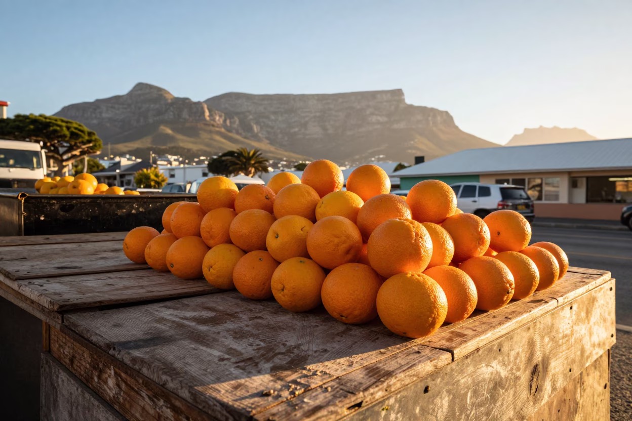 Fruit Stall in Cape Town in in Cape Town, South Africa