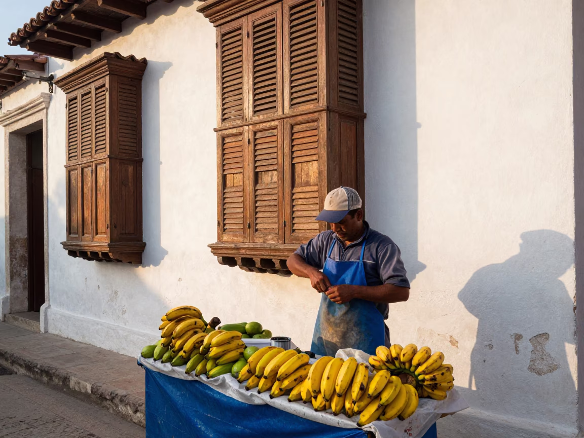 Fruit Stall in Cartagena in in Cartagena, Colombia