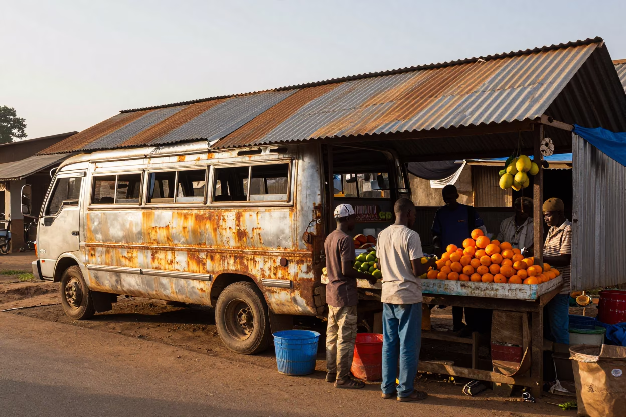 Fruit Stall in Nairobi in in Nairobi, Kenya