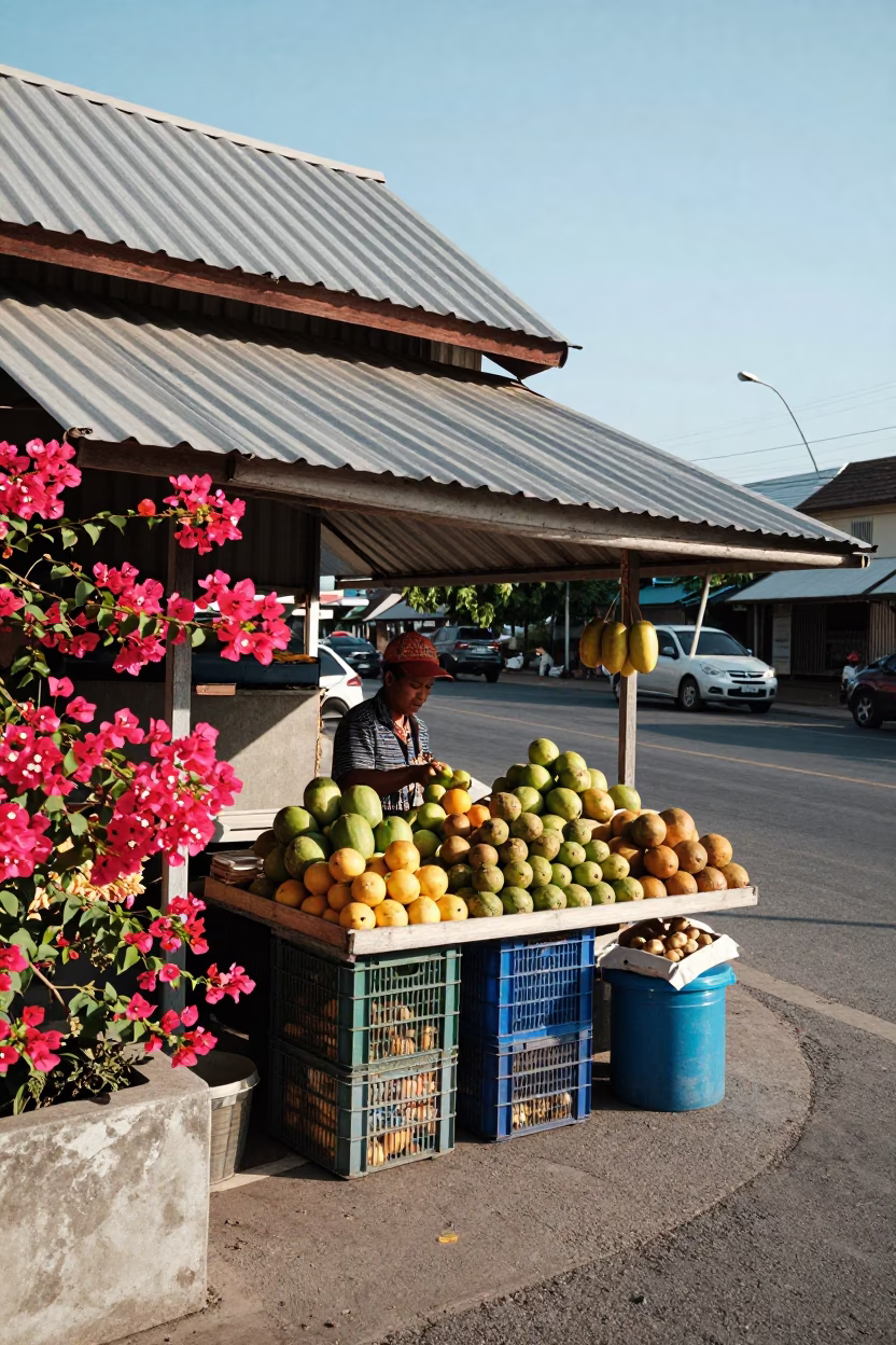 Fruit Stall in Phuket in in Phuket, Thailand