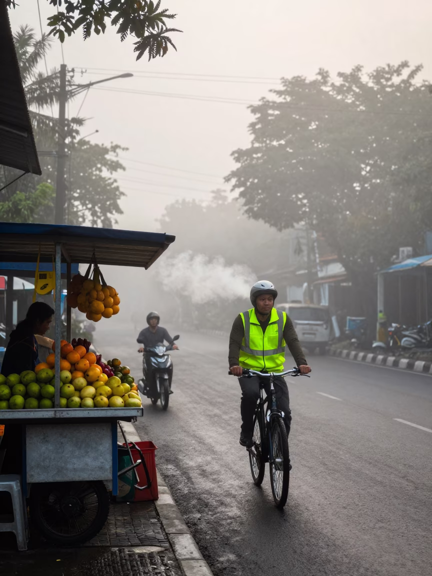 Fruit Stall in Surabaya in in Surabaya, Indonesia