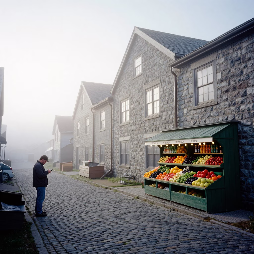 Fruit Stand in Halifax in in Halifax, Nova Scotia, Canada