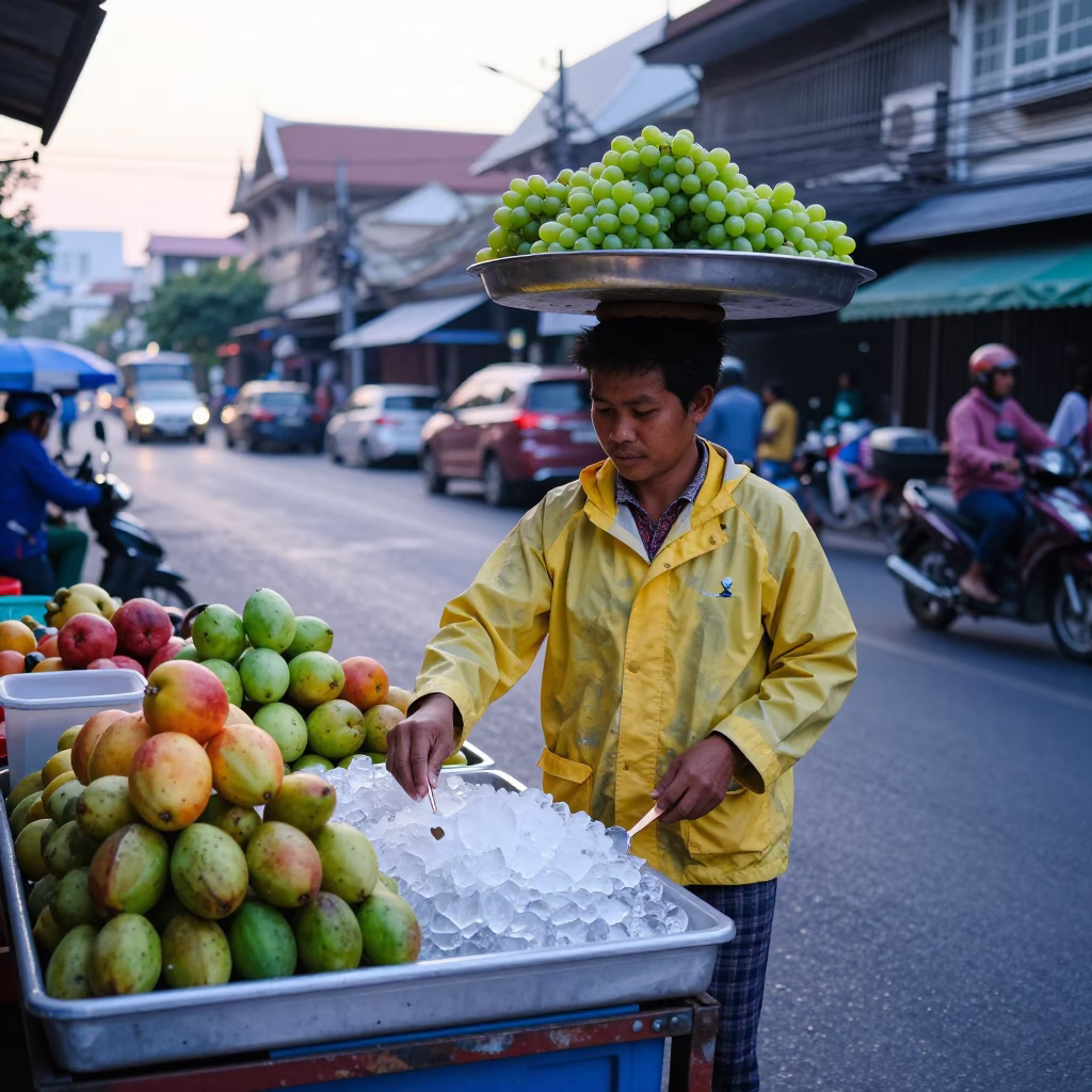 Fruit Tray in Bangkok in in Bangkok, Thailand
