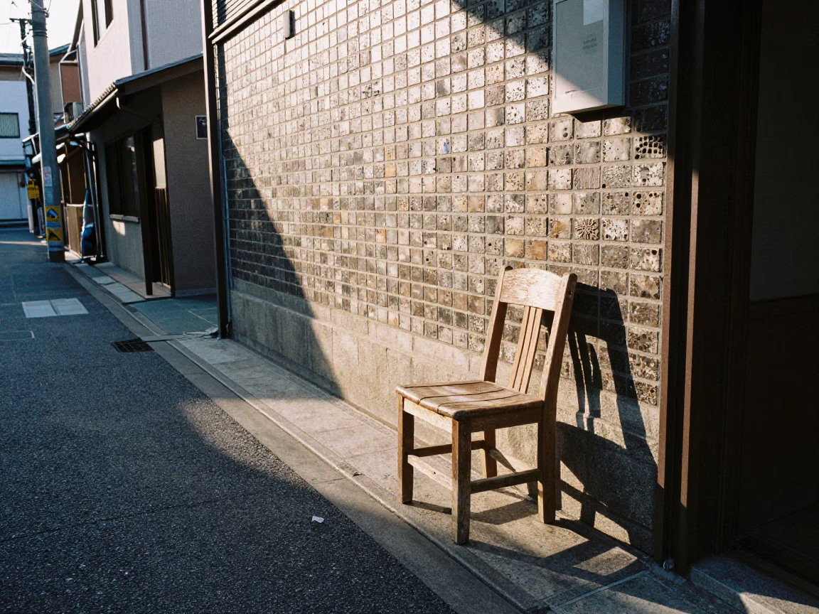 Fukuoka Early Afternoon Street Scene at The Early Afternoon Light in in Fukuoka, Japan