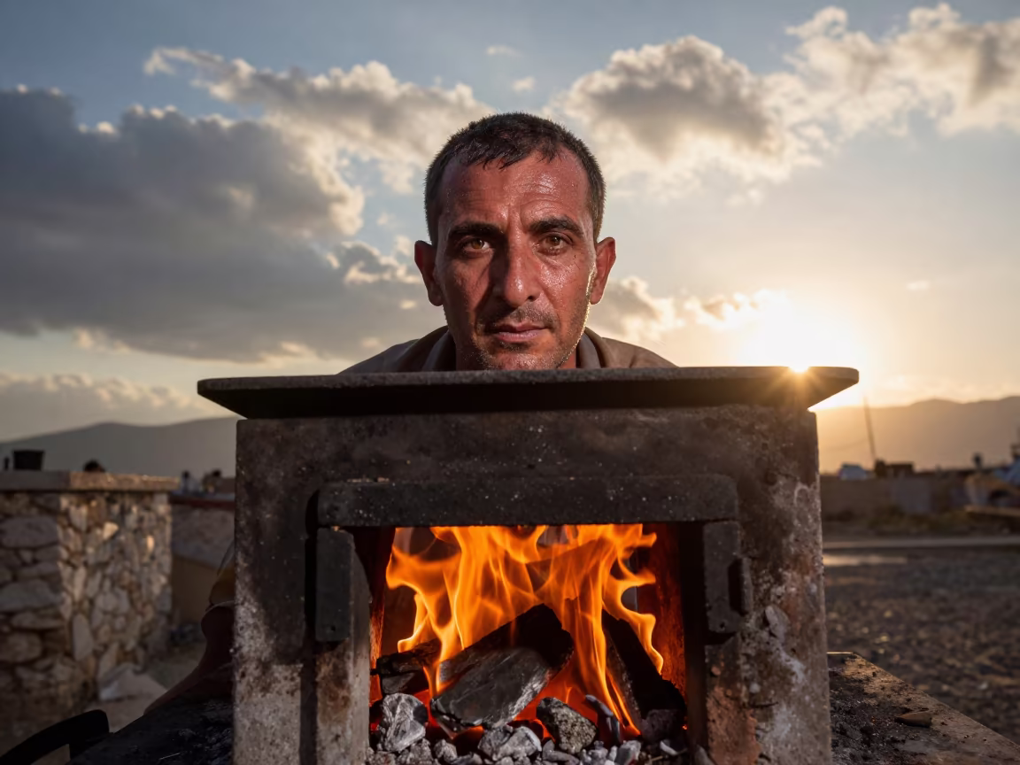 Furnace Stoker Alanya Golden Hour Portrait in in Alanya