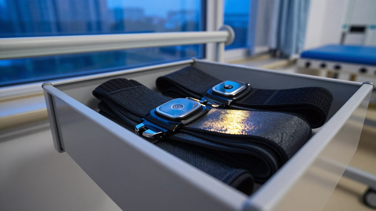 Gait Belt Drawer in Fuzhou Rehab Room in inside a rehab gym prepared for the first patients in Fuzhou