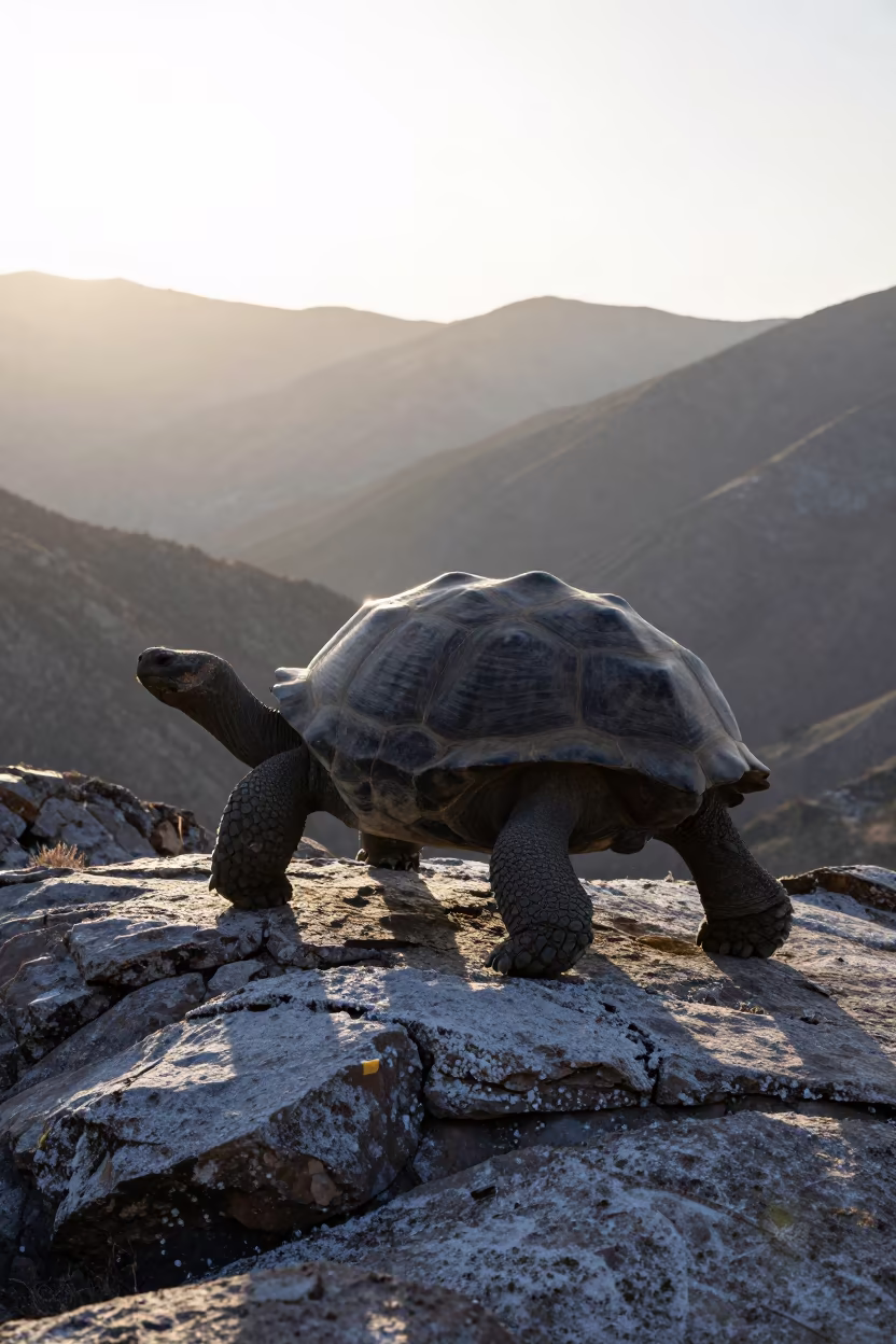 Galapagos Tortoise Silhouette Sulaymaniyah Rock in near Sulaymaniyah