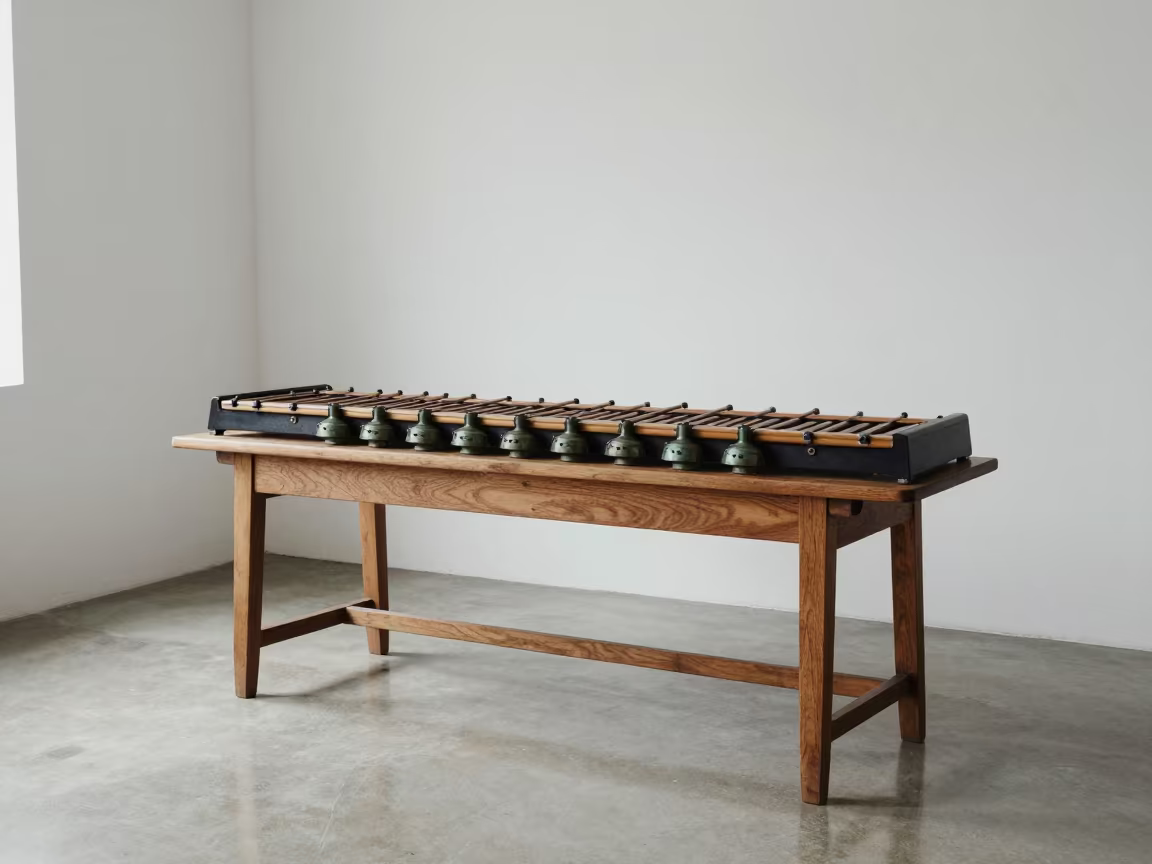 Gamelans on Desk Near Baltimore Midday in on a writing desk near Baltimore