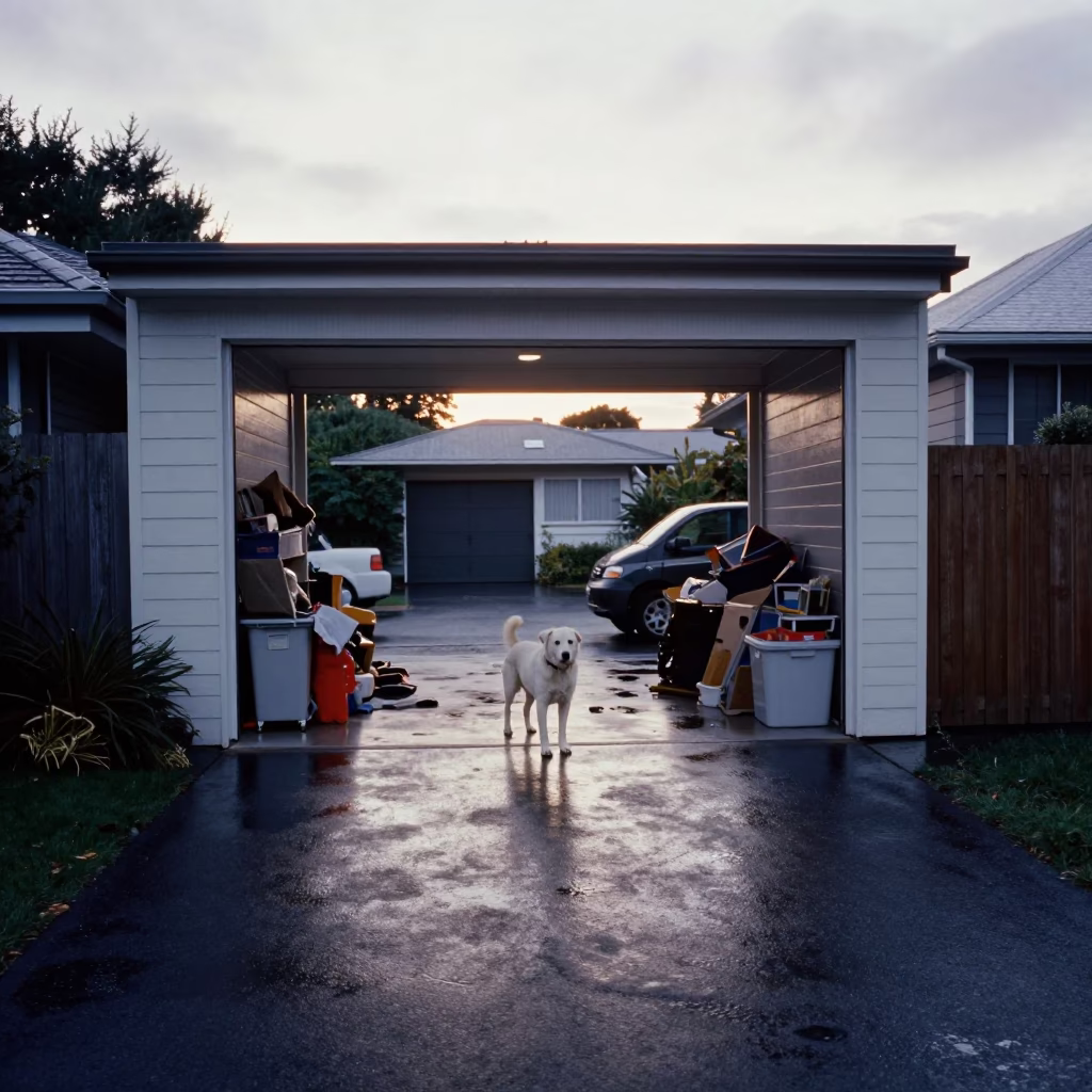 Garage Entrance in Christchurch in in Christchurch, New Zealand