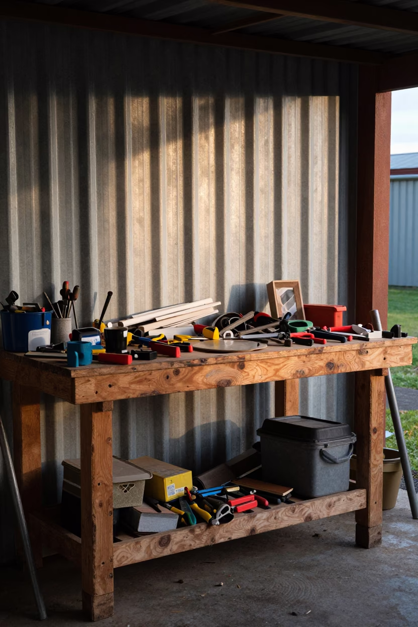Garage Workbench in Auckland in in Auckland, New Zealand