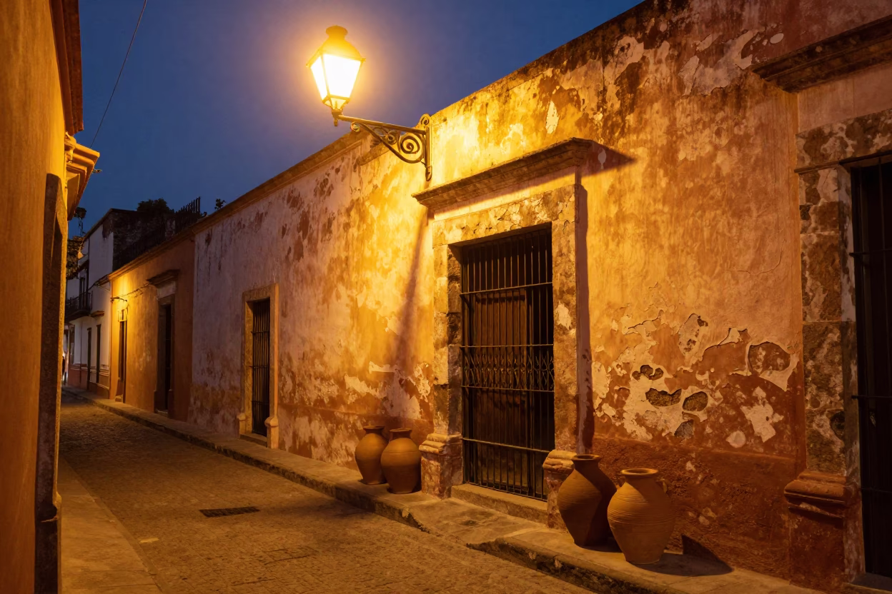 Garden Gate in Merida in in Merida, Mexico
