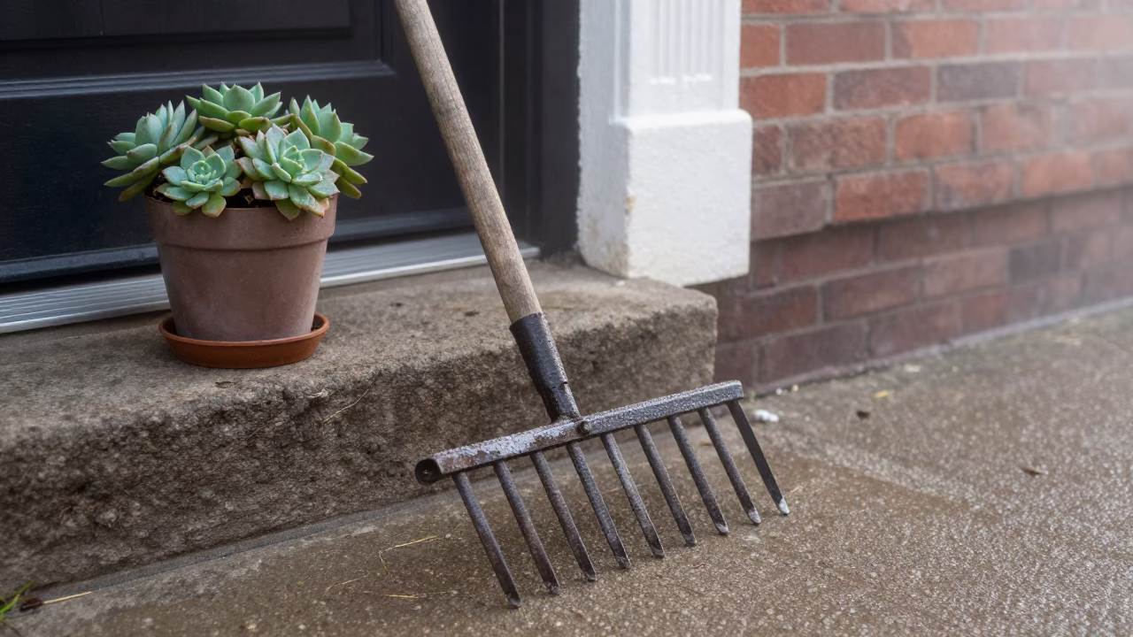 Garden Rake in Boston in in Boston, United States